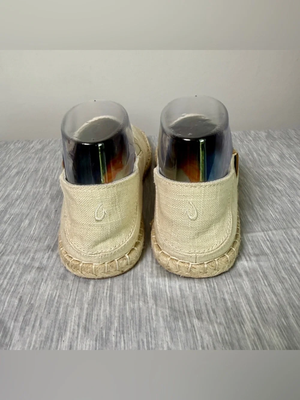 OluKai Kaula Pa’a Kapa Espadrille Slip-On | Natural/Sand | Women’s 7.5 Boho EUC